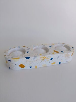 Porta velas triple Porta velas triple