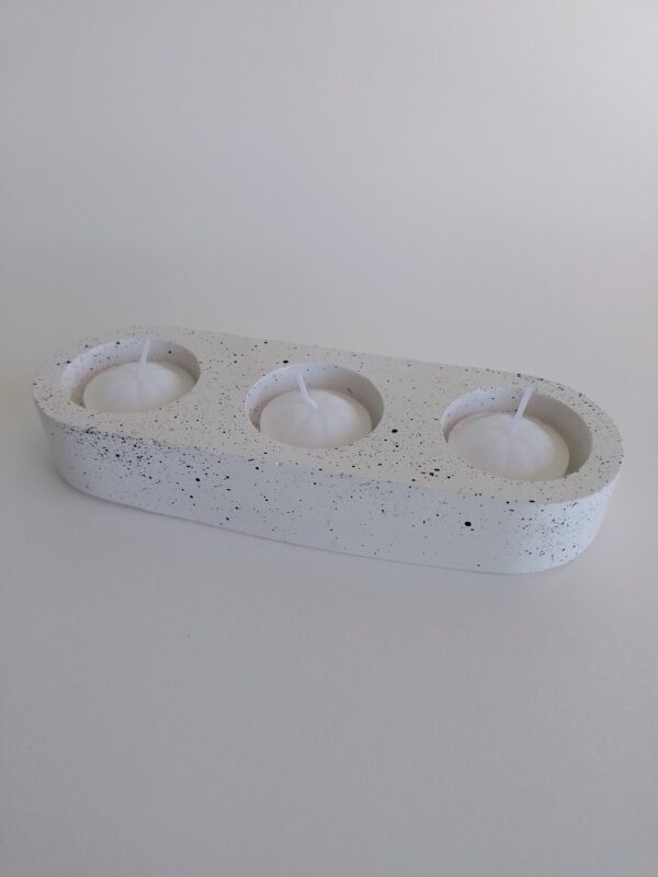 Porta velas triple Porta velas triple