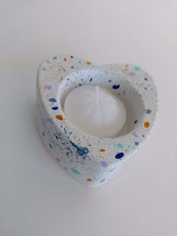 Porta vela coraz贸n Porta vela coraz贸n